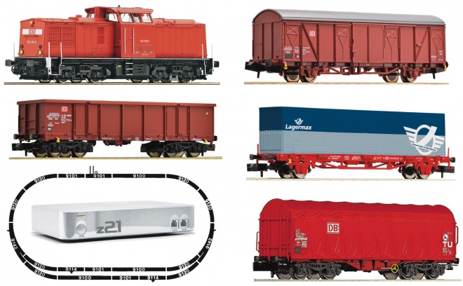 Digital starter set "BR 204 with freight train of the DB AG" with z21<br /><a href='images/pictures/Fleischmann/227029.jpg' target='_blank'>Full size image</a>